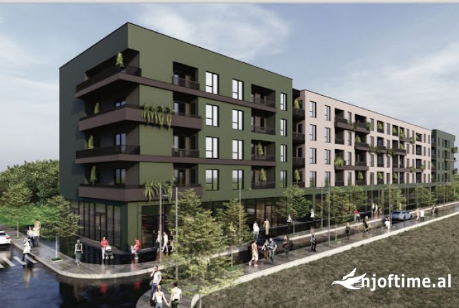 Shitet apartament 2+1+2 ne Green Residence, Kamez!