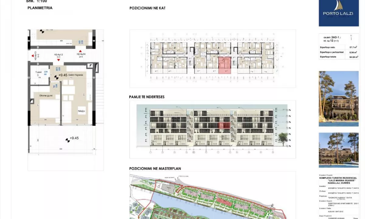 Appartamento in vendita a Durazzo 1+1, Vuoto
