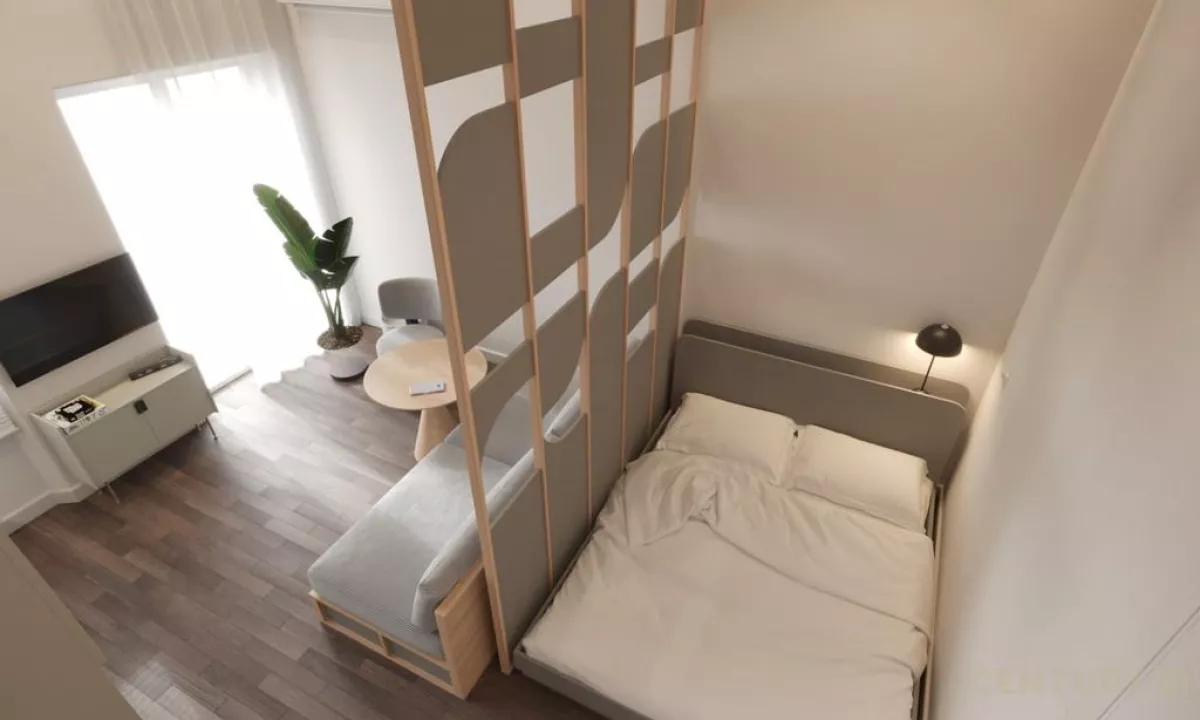 Shtepi ne shitje Apartament ne Tirane, Garsoniere, Mobilimi Bosh, pa mobiluar, Pagesa 137,000  Euro.