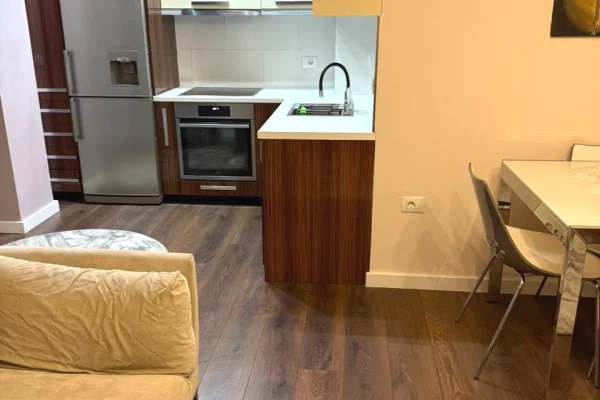 Shtepi me qera Apartament ne Tirane, 1+1, Mobilimi E mobiluar, Pagesa 649  Euro.