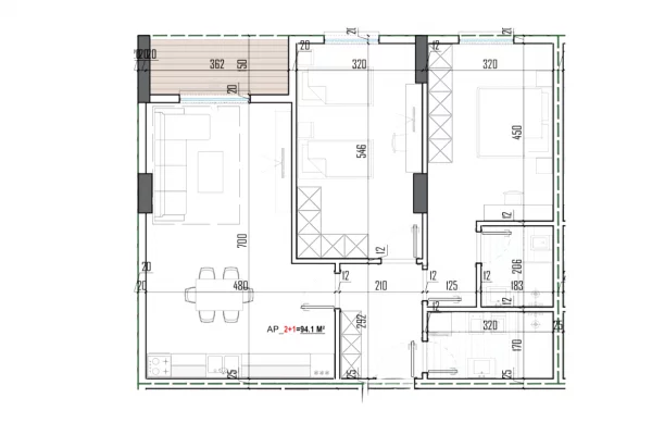 Casa in vendita 2+1 a Tirana - 137,625 Euro
