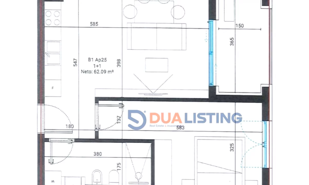 Appartamento in vendita a Himara 1+1, Vuoto
