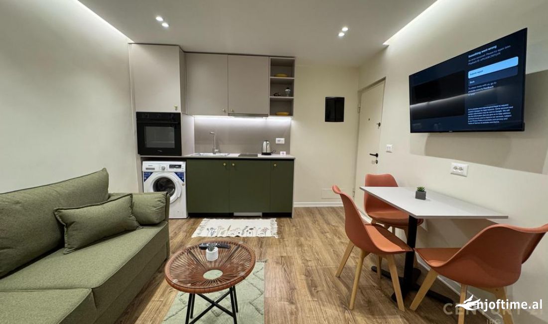 Shtepi ne shitje Apartament ne Tirane, 1+1, Mobilimi E mobiluar, Pagesa 184,000  Euro.