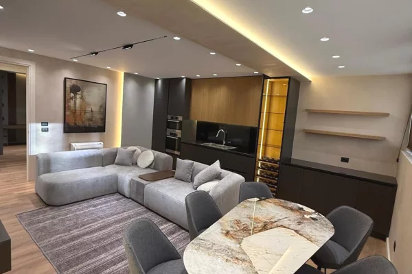 Shtepi me qera Apartament ne Tirane, 2+1, Mobilimi E mobiluar, Pagesa 1,600  Euro.