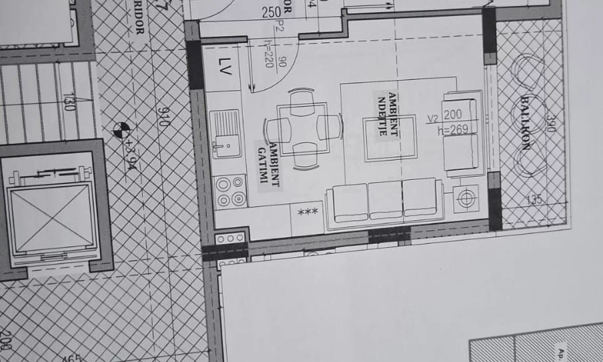 Shtepi ne shitje Apartament ne Tirane, 1+1, Mobilimi Bosh, pa mobiluar, Pagesa 102,000  Euro.