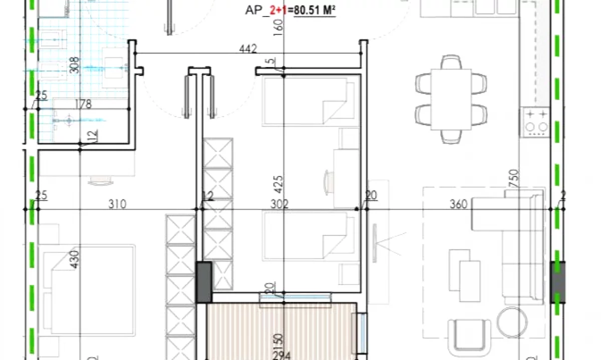 Shtepi ne shitje Apartament ne Tirane, 2+1, Mobilimi Bosh, pa mobiluar, Pagesa 70,500  Euro.