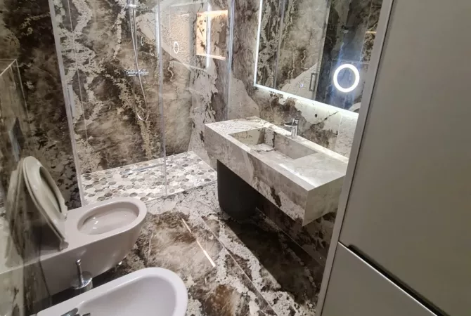 Shtepi me qera Apartament ne Tirane, 1+1, Mobilimi E mobiluar, Pagesa 1,200  Euro.