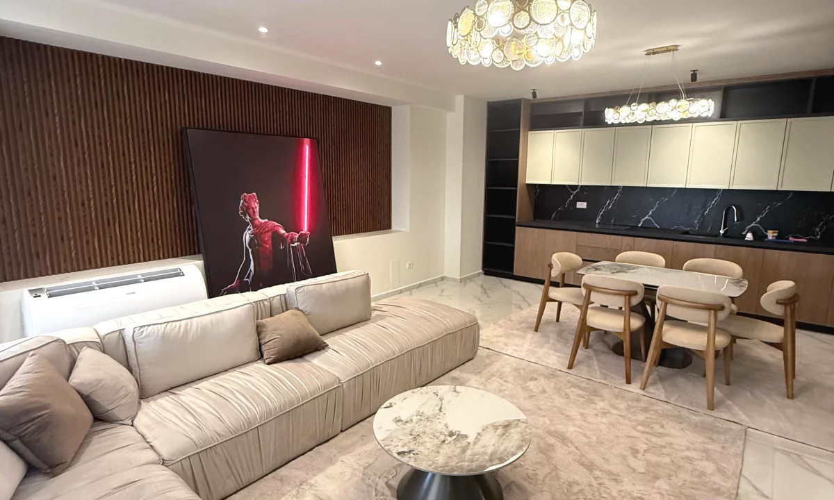 Shtepi me qera Apartament ne Tirane, 2+1, Mobilimi E mobiluar, Pagesa 1,200  Euro.