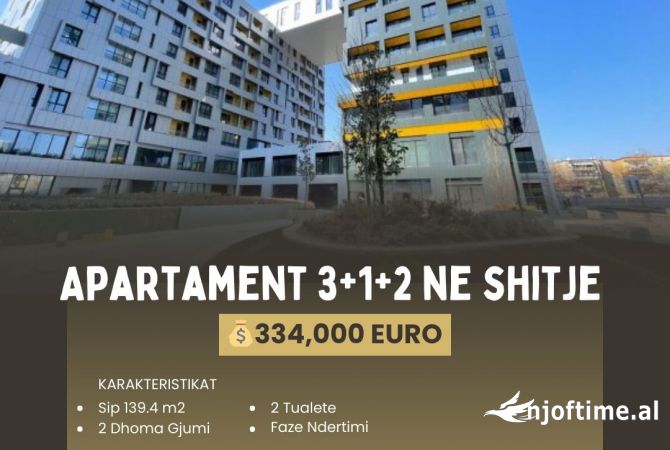 Apartament 3+1+2 ne shitje, tek Kompleksi Square 21