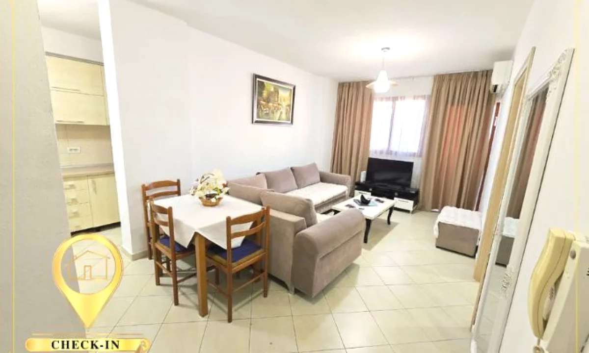 Shtepi me qera Apartament ne Tirane, 1+1, Mobilimi E mobiluar, Pagesa 50,000  Leke.