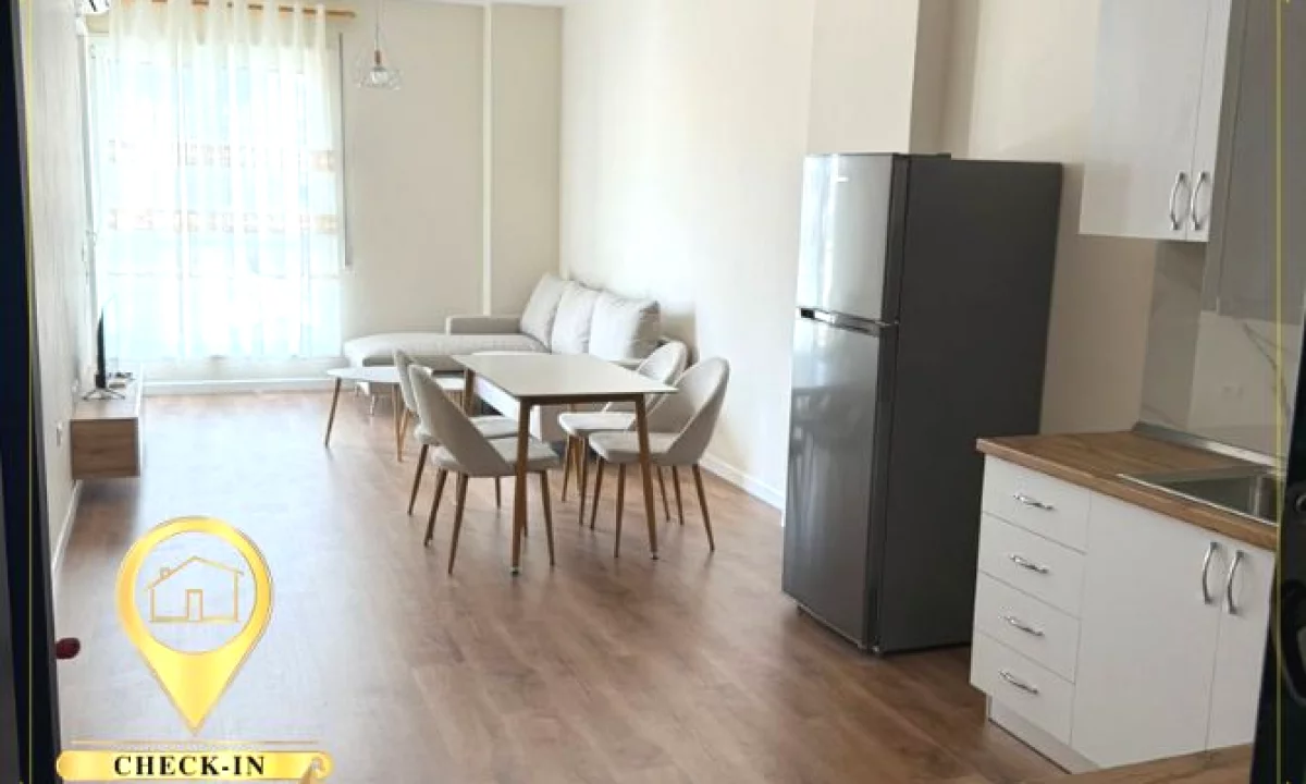 Shtepi me qera Apartament ne Tirane, 1+1, Mobilimi E mobiluar, Pagesa 55,000  Leke.
