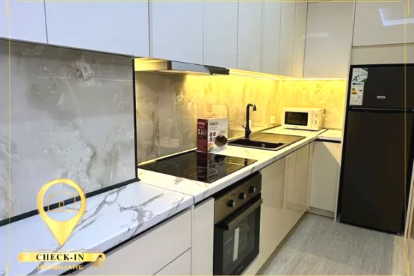 Shtepi me qera Apartament ne Tirane, 1+1, Mobilimi E mobiluar, Pagesa 600  Euro.