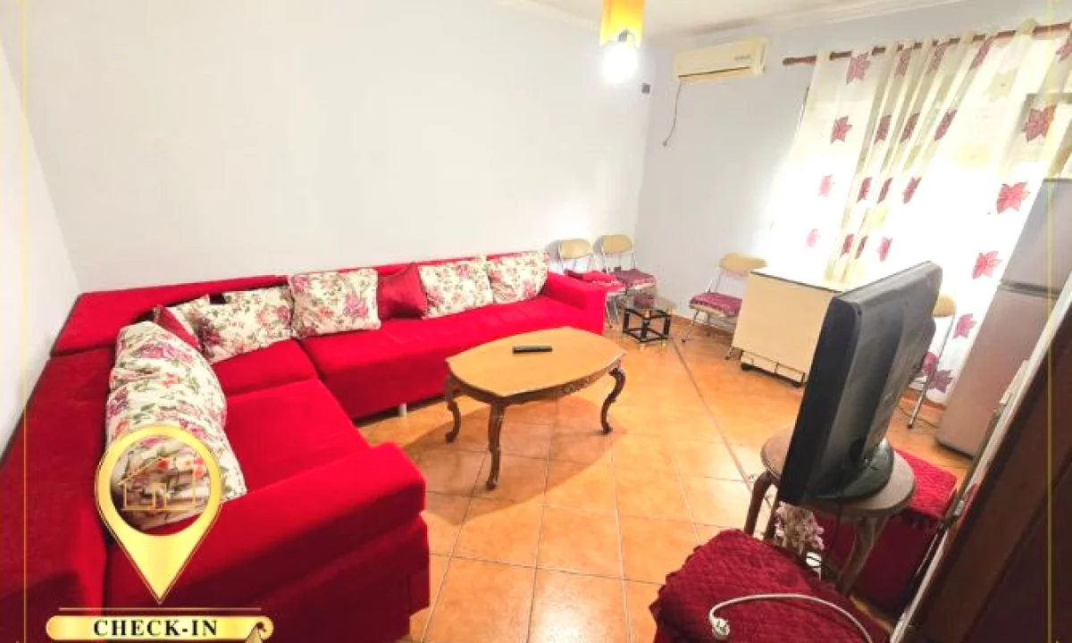 Shtepi me qera Apartament ne Tirane, 1+1, Mobilimi E mobiluar, Pagesa 40,000  Leke.