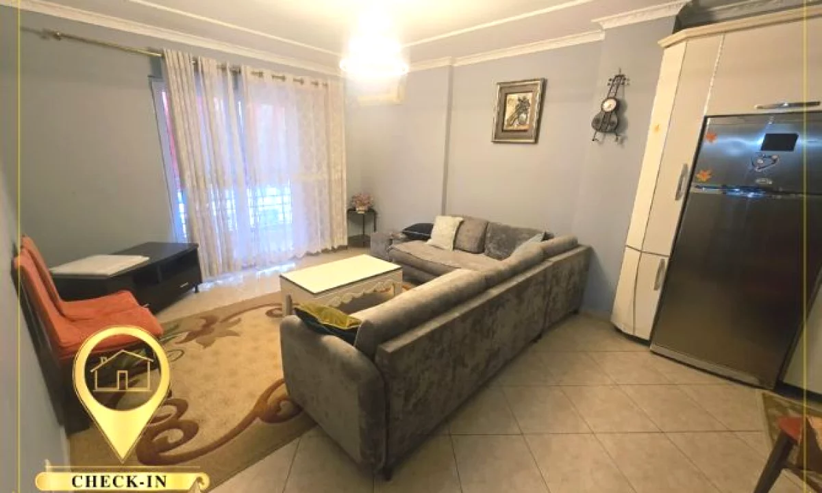 Shtepi me qera Apartament ne Tirane, 1+1, Mobilimi E mobiluar, Pagesa 40,000  Leke.
