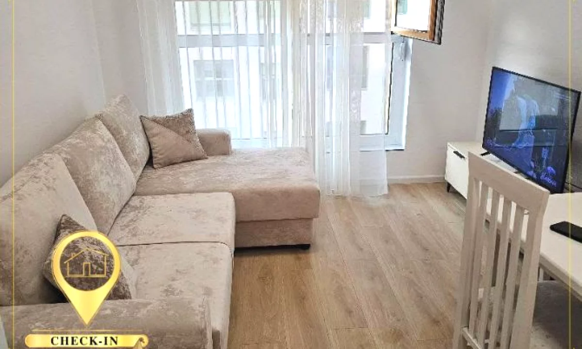 Shtepi me qera Apartament ne Tirane, 1+1, Mobilimi E mobiluar, Pagesa 40,000  Leke.