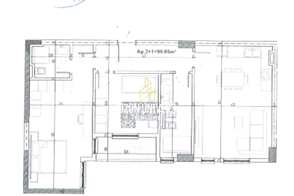 Appartamento in vendita a Tirana 2+1, Vuoto