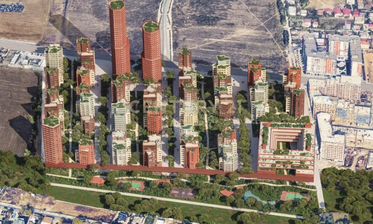 Appartamento in vendita a Tirana 1+1, Vuoto