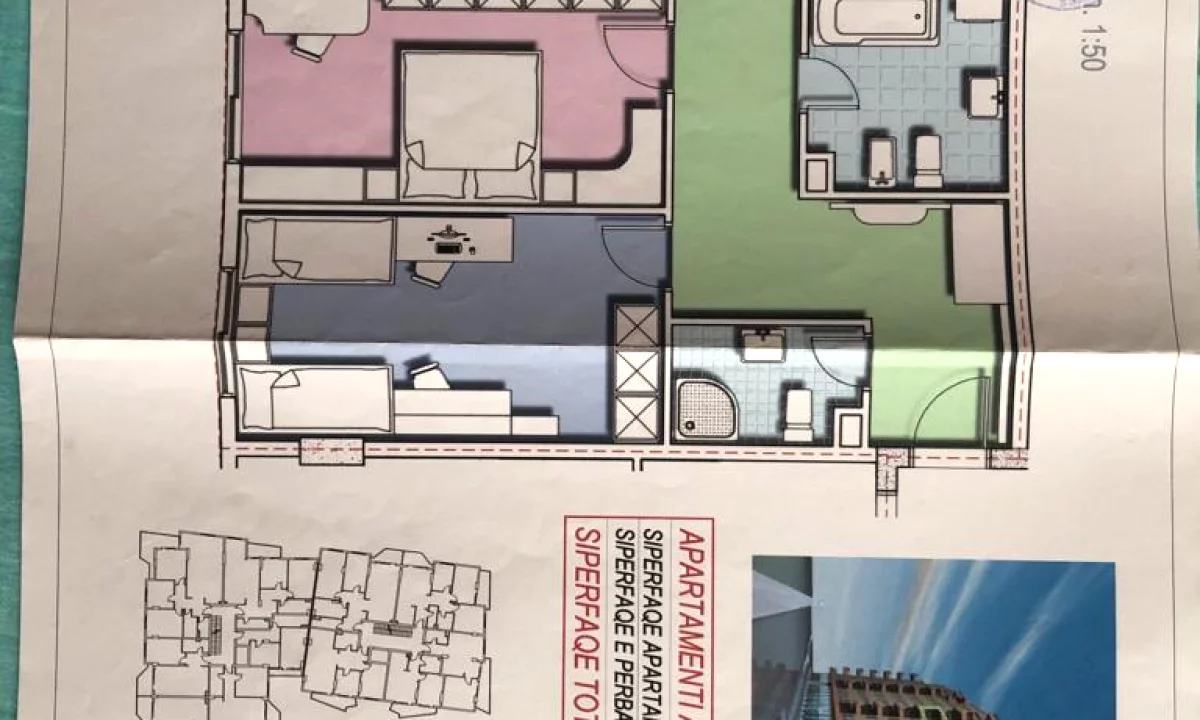 Appartamento in vendita a Tirana 2+1, Arredato