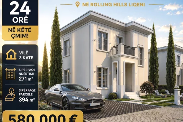 Shtepi ne shitje 4+1 ne Tirane - 580,000 Euro