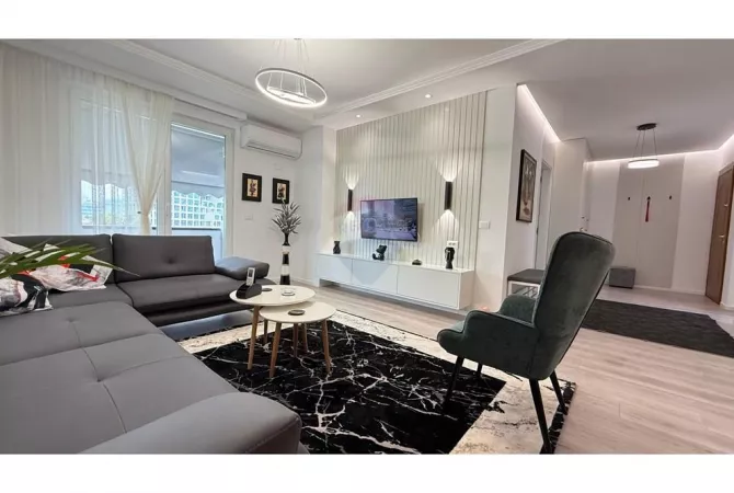 Shtepi me qera Apartament ne Tirane, 1+1, Mobilimi E mobiluar, Pagesa 1,300  Euro.