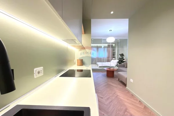 Shtepi me qera Apartament ne Tirane, 1+1, Mobilimi E mobiluar, Pagesa 650  Euro.