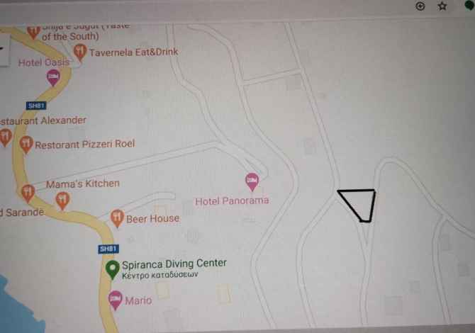 Truall ose Toke ne Sarande - 55,000 Euro