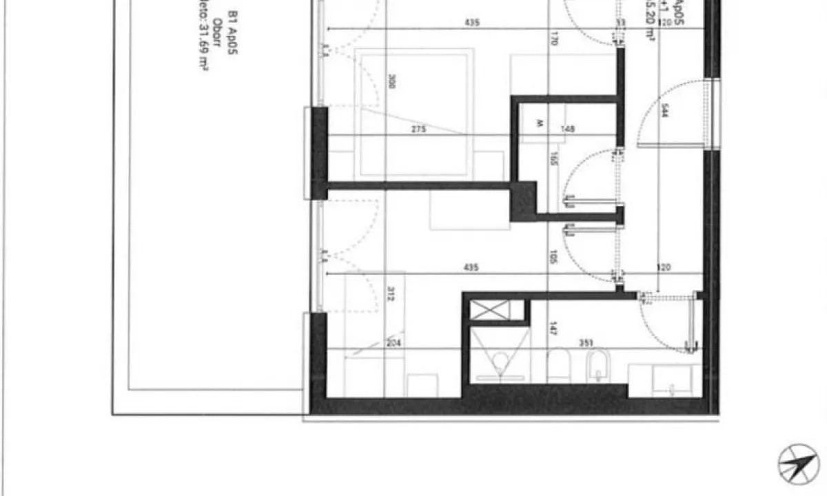 Shtepi ne shitje Apartament ne Himare, 2+1, Mobilimi Bosh, pa mobiluar, Pagesa 290,000  Euro.