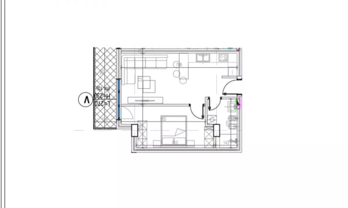 Appartamento in vendita a Tirana 1+1, Vuoto