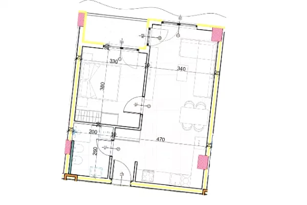 Appartamento in vendita a Tirana 1+1, Vuoto