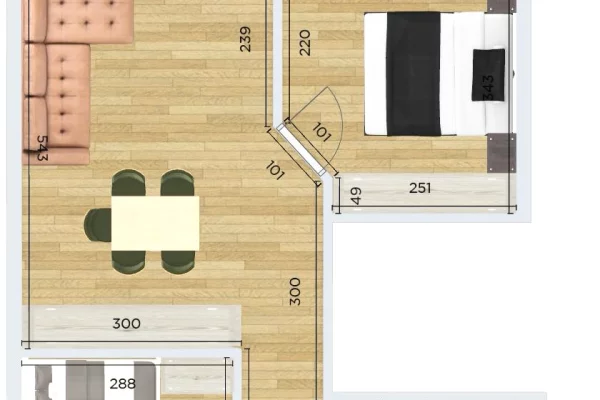 Casa in vendita 2+1 a Valona - 200,000 Euro