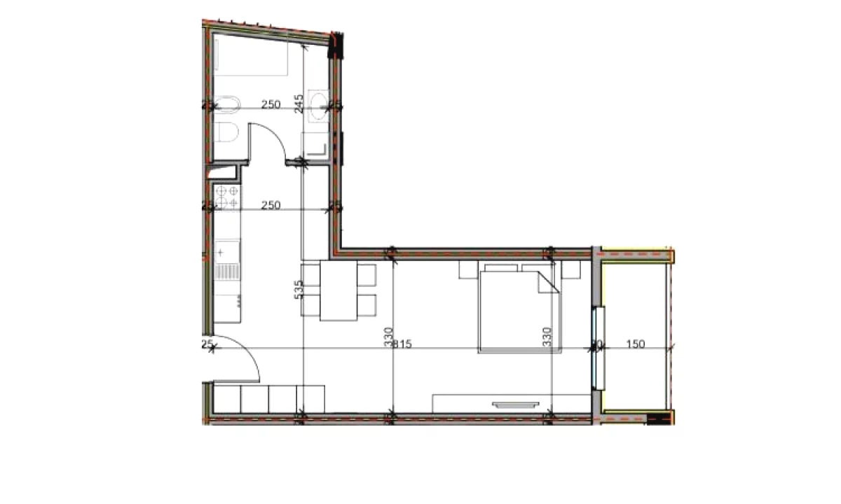 Apartment for sale in Tirana Garsoniere, Emty