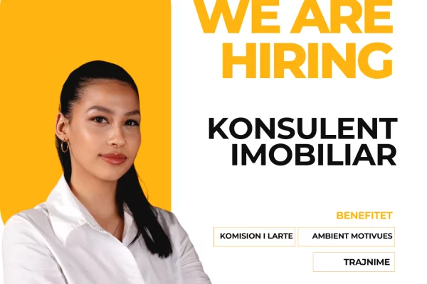 Njoftime Pune per Konsulent Imobiliar ne Tirane