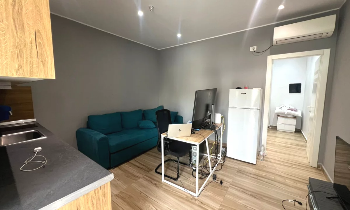 Shtepi ne shitje Apartament ne Tirane, 1+1, Mobilimi E mobiluar, Pagesa 82,000  Euro.