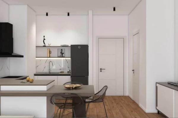 Shtepi ne shitje Apartament ne Tirane, 1+1, Mobilimi Bosh, pa mobiluar, Pagesa 325,000  Euro.