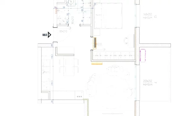 Shtepi ne shitje Apartament ne Tirane, 1+1, Mobilimi Bosh, pa mobiluar, Pagesa 198,000  Euro.