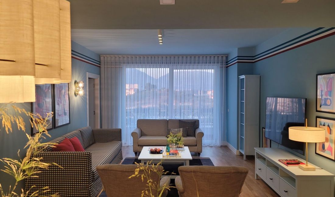 Shtepi me qera Apartament ne Tirane, 3+1, Mobilimi E mobiluar, Pagesa 1,500  Euro.