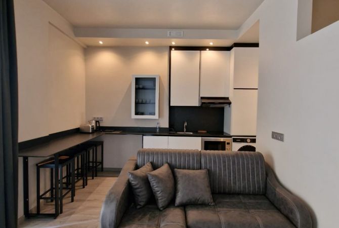 Shtepi me qera Apartament ne Tirane, 1+1, Mobilimi E mobiluar, Pagesa 599  Euro.