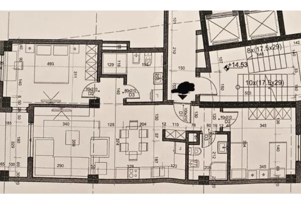 Shtepi ne shitje Apartament ne Tirane, 2+1, Mobilimi Bosh, pa mobiluar, Pagesa 13,400,000  Leke.