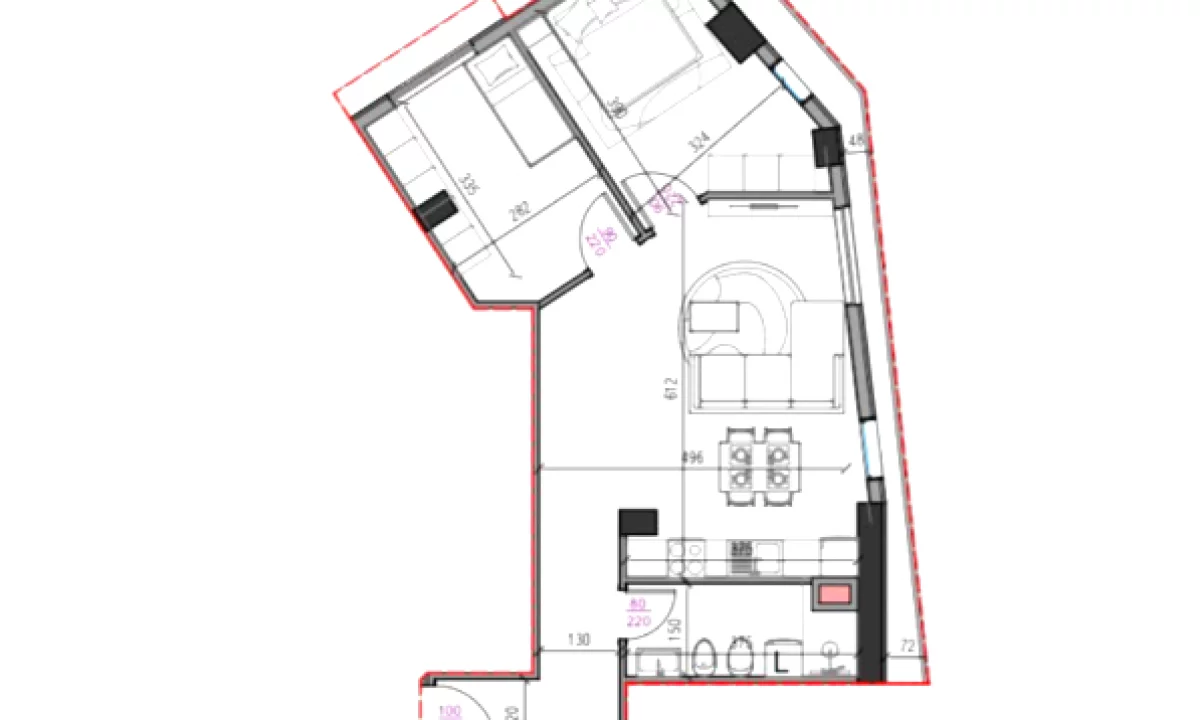 Shtepi ne shitje Apartament ne Tirane, 2+1, Mobilimi Bosh, pa mobiluar, Pagesa 87,390  Euro.