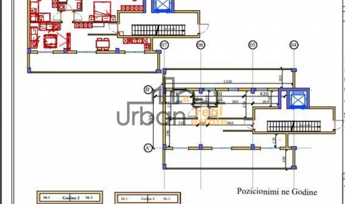 Shtepi ne shitje Apartament ne Tirane, 2+1, Mobilimi Bosh, pa mobiluar, Pagesa 130,000  Euro.