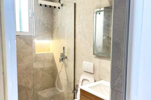 Shtepi me qera Apartament ne Tirane, 1+1, Mobilimi E mobiluar, Pagesa 50,000  Leke.