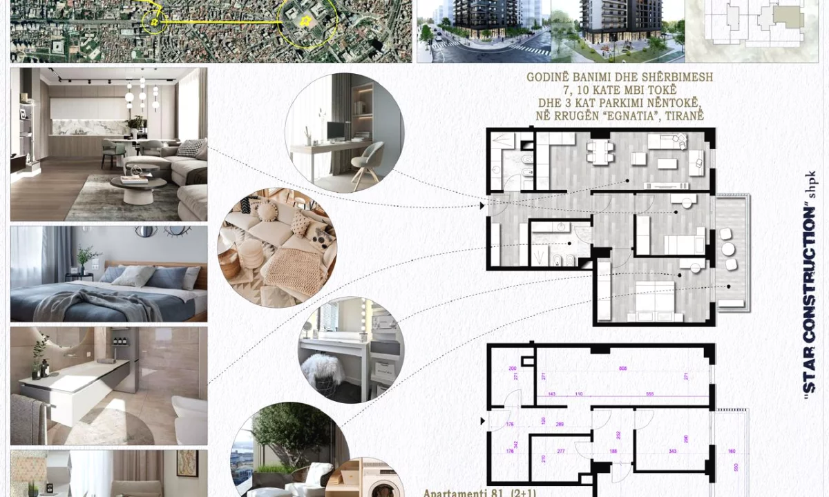 Appartamento in vendita a Tirana 2+1, Vuoto