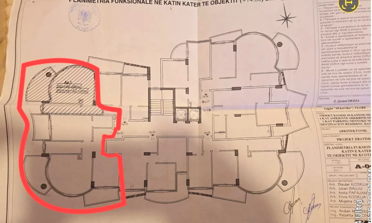 Shtepi ne shitje Apartament ne Vlore, 3+1, Mobilimi E mobiluar, Pagesa 315,000  Euro.