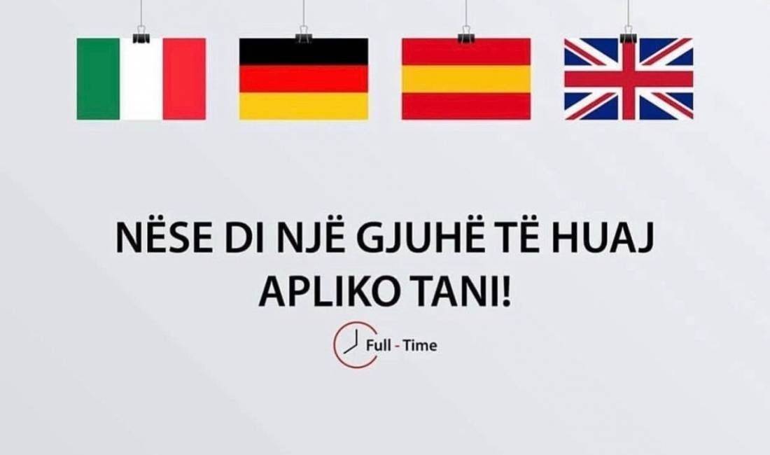 Job Offers in Tirana, Profession Consulent per gjuhen Gjermane, Italiane, Greke, Angleze , Beginner/Little experience, Payment 600  Euro.