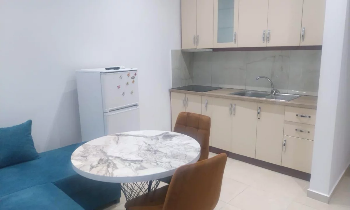 Shtepi me qera Apartament ne Tirane, 1+1, Mobilimi E mobiluar, Pagesa 35,000  Leke.