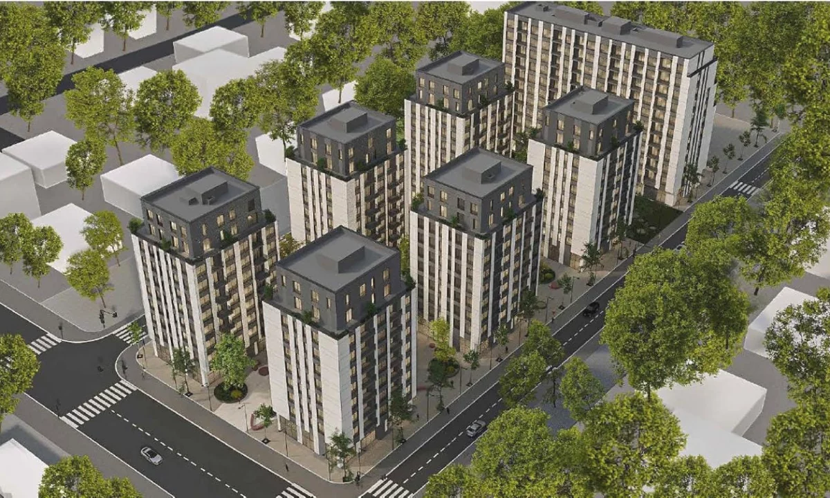 Shtepi ne shitje Apartament ne Tirane, 1+1, Mobilimi Bosh, pa mobiluar, Pagesa 90,000  Euro.