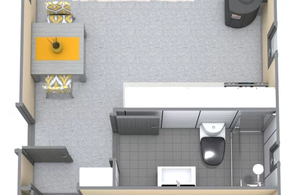 House for Sale 1+1 in Tirana - 72,000 Euro