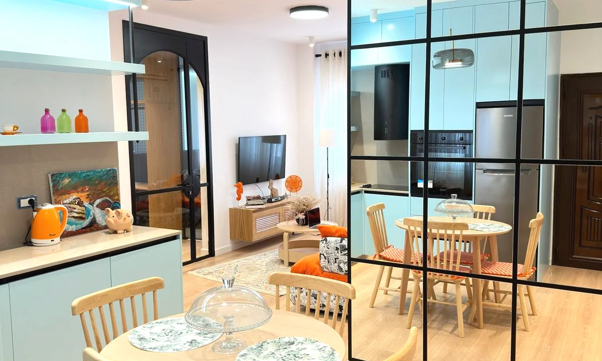 Shtepi me qera Apartament ne Tirane, 1+1, Mobilimi E mobiluar, Pagesa 600  Euro.