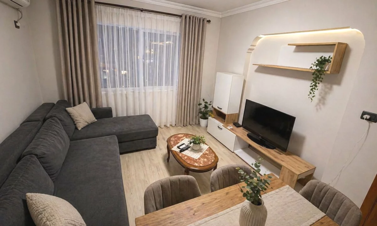 Shtepi me qera Apartament ne Tirane, 2+1, Mobilimi E mobiluar, Pagesa 57,000  Leke.