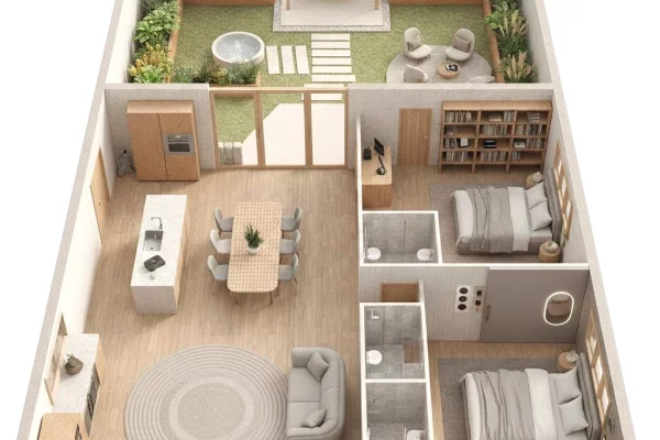 House for Sale 2+1 in Tirana - 155,000 Euro